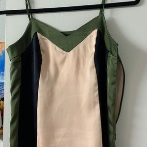 3 tone Banana Republic silk top